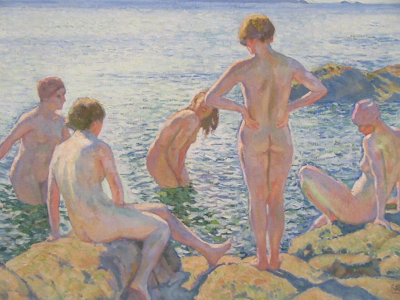 Bagnanti, 1910